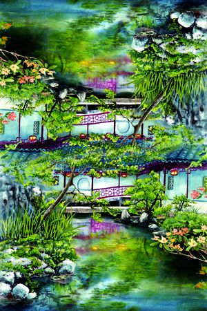 风景印花华亿平台图片