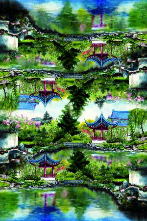 山水印花华亿平台图片