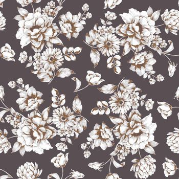 分色植物印花华亿平台图片