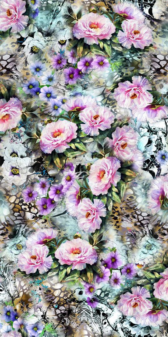 大气素雅印花华亿平台图片