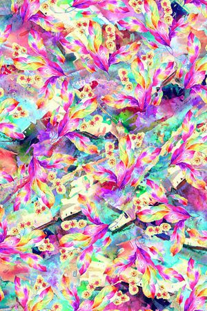 抽象印花华亿平台图片