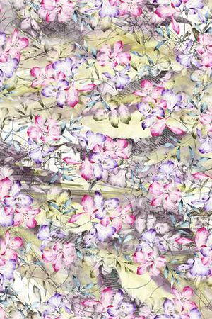 粉 浅印花华亿平台图片