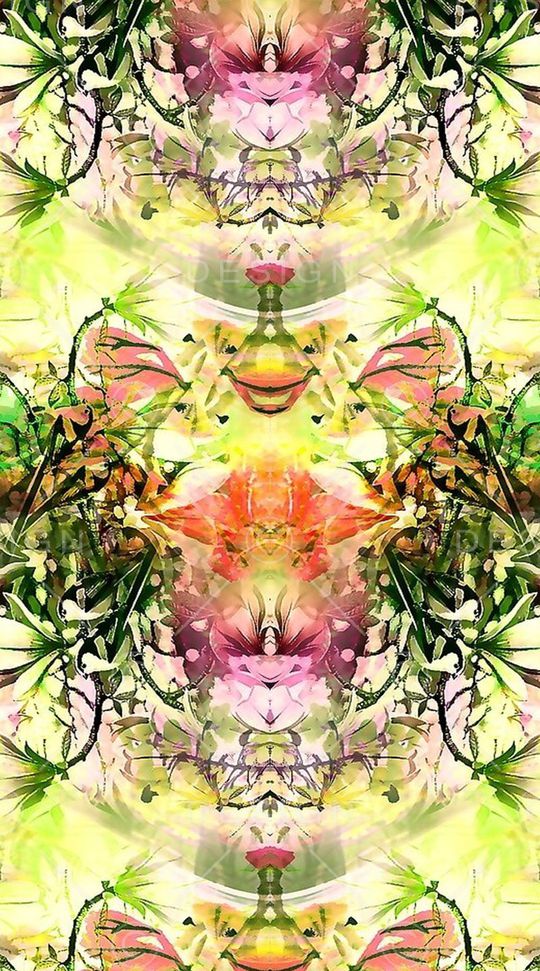 山水画印花华亿平台图片