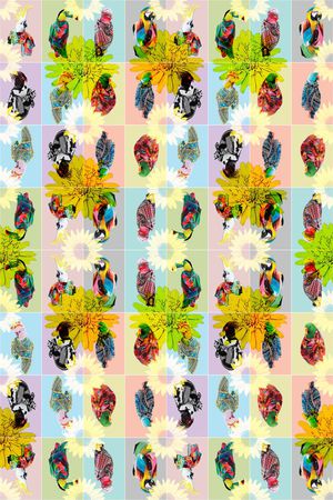 戏曲人物印花华亿平台图片