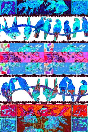 戏曲人物印花华亿平台图片