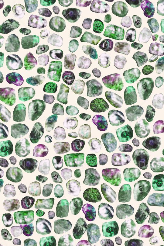 戏曲人物印花华亿平台图片