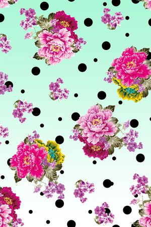 波点印花华亿平台图片