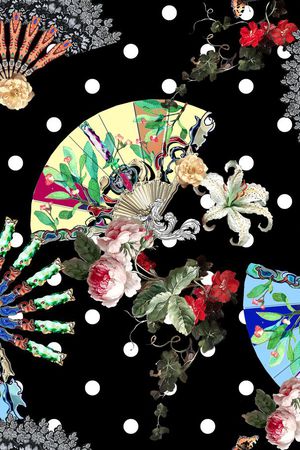 复古印花华亿平台图片