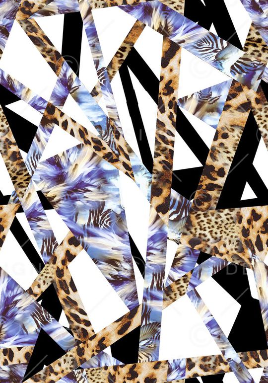 豹纹印花华亿平台图片