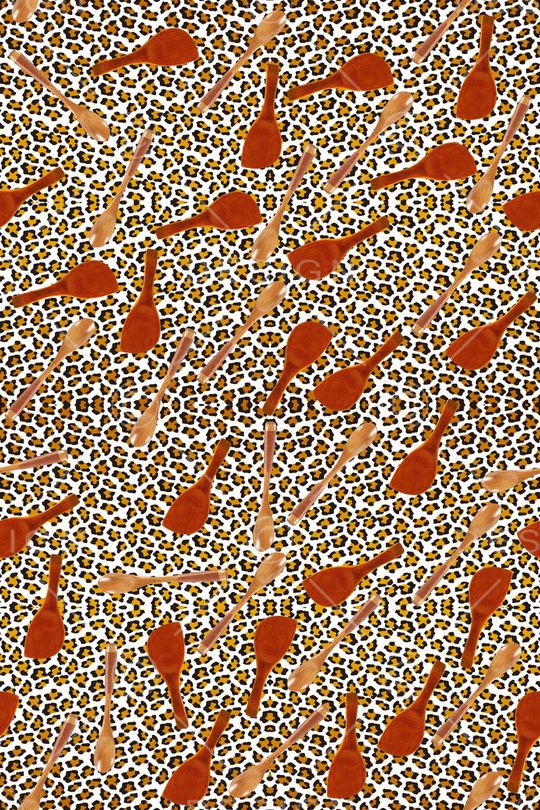 豹纹饭瓢印花华亿平台图片