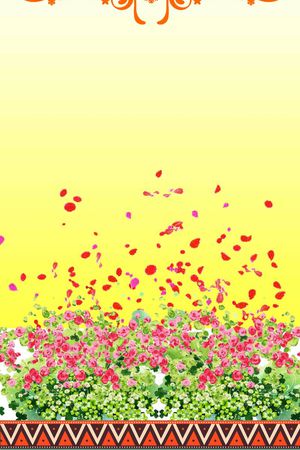 小清新印花华亿平台图片