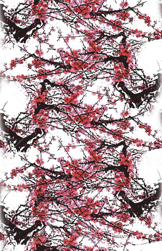 中国风印花华亿平台图片