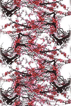 中国风印花华亿平台图片