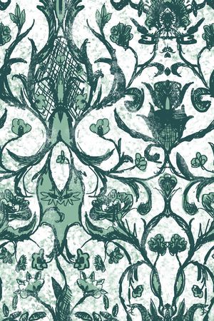 复古印花华亿平台图片