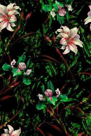 暗黑印花华亿平台图片