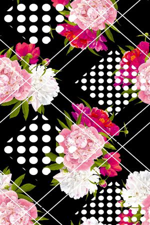 几何印花华亿平台图片