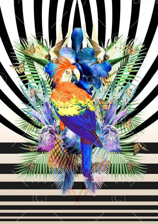 几何图形印花华亿平台图片