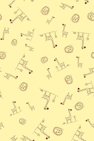 长颈鹿印花华亿平台图片