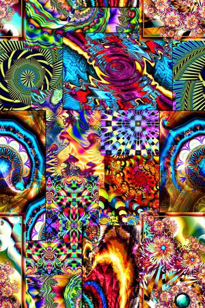 抽象印花华亿平台图片