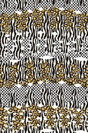 斑马纹印花华亿平台图片