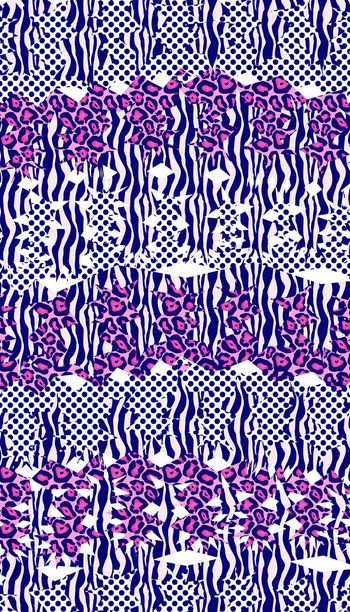 411248-非洲风情豹纹斑马纹组合