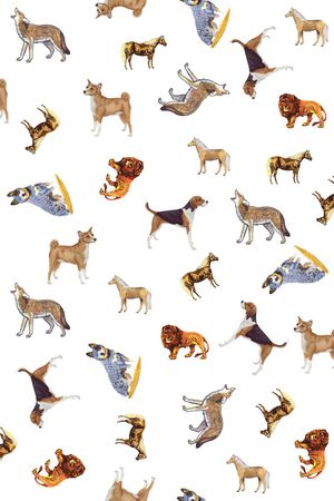 戏曲人物印花华亿平台图片