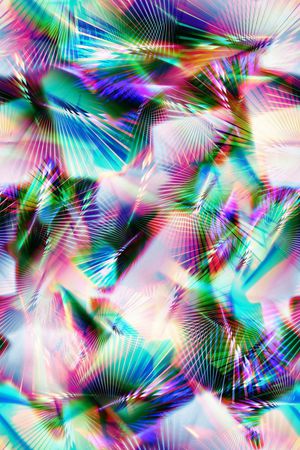 抽象印花华亿平台图片