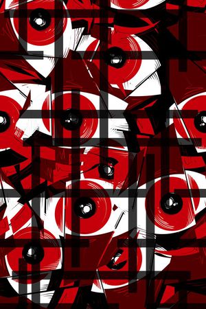 抽象印花华亿平台图片