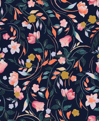 411354-手绘清新花卉   春夏必选