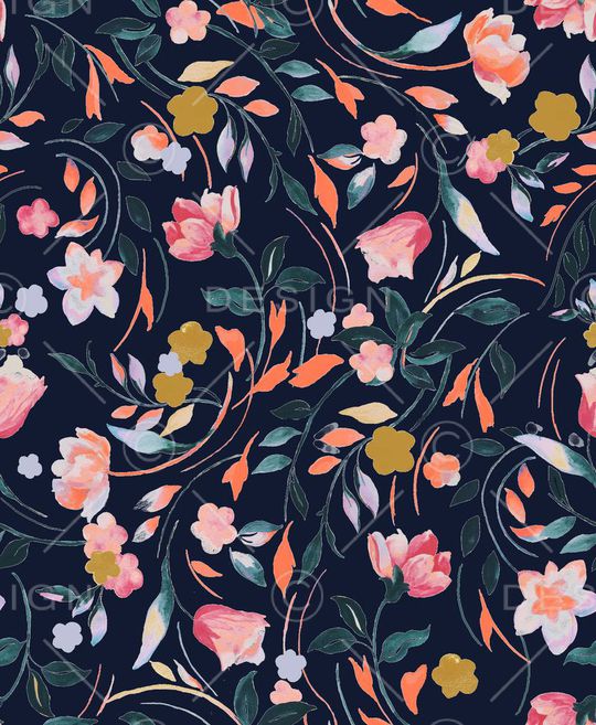 花朵印花华亿平台图片