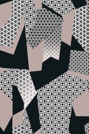 几何印花华亿平台图片