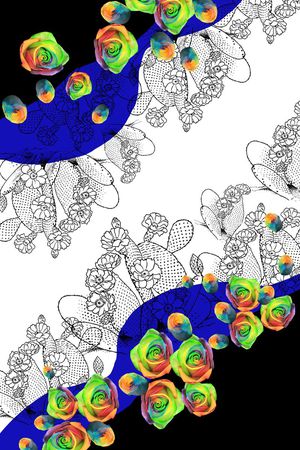 线描印花华亿平台图片
