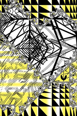 几何印花华亿平台图片