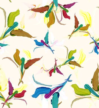 411518-暗底空间印花芭蕉叶满底组合