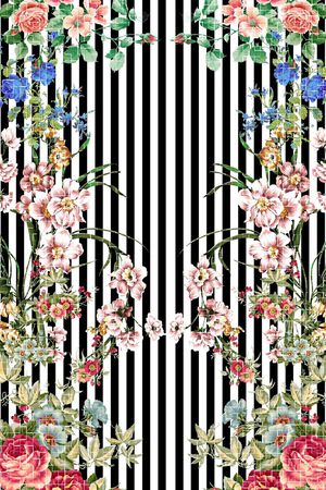 竖条印花华亿平台图片