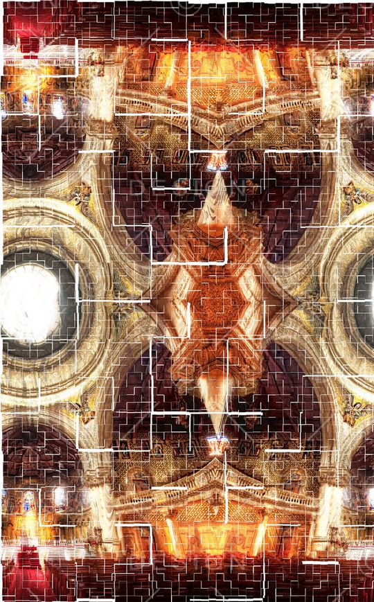 教堂印花华亿平台图片