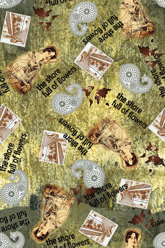 抽象印花华亿平台图片