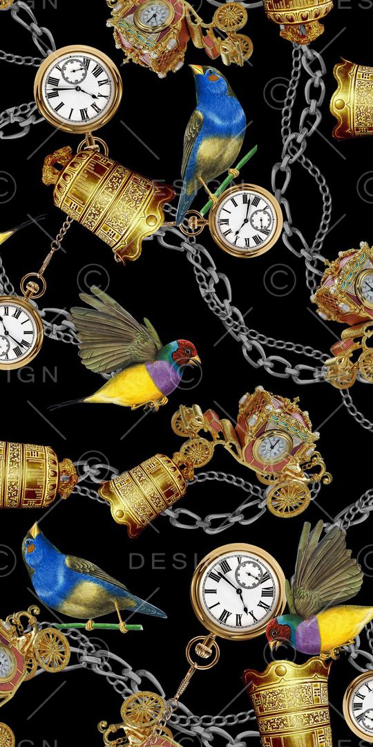 大气黑底印花华亿平台图片