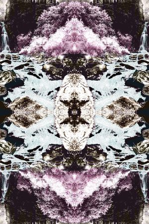 抽象印花华亿平台图片