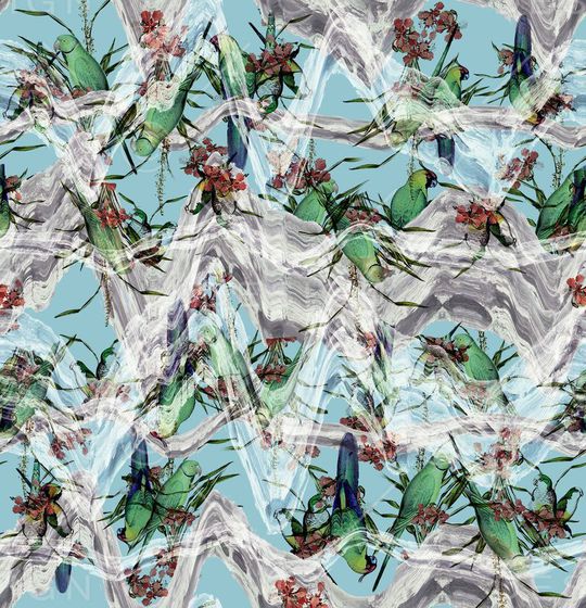 抽象印花华亿平台图片