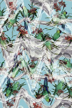 抽象印花华亿平台图片