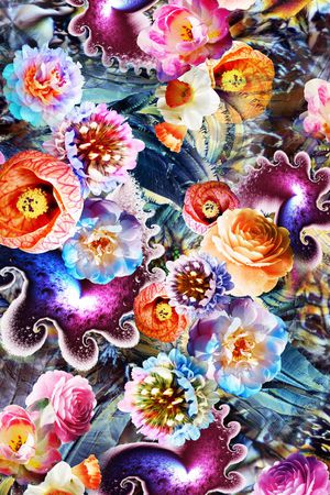 时尚数码印花华亿平台图片