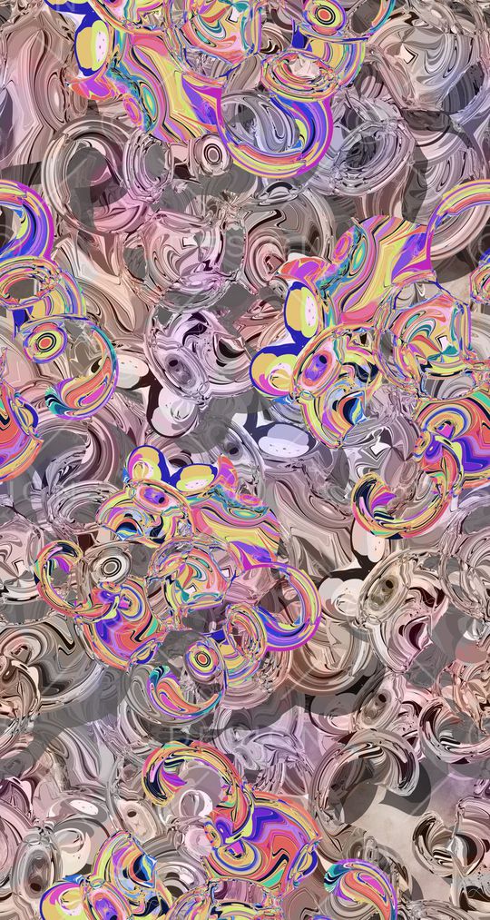 抽象印花华亿平台图片