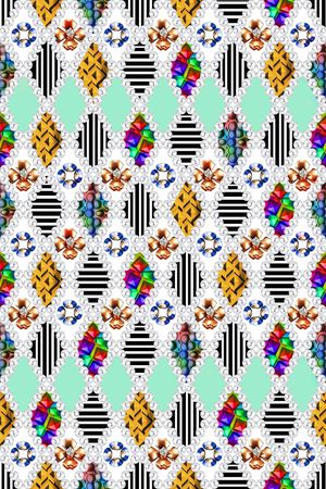 几何印花华亿平台图片