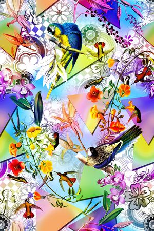 时尚印花华亿平台图片