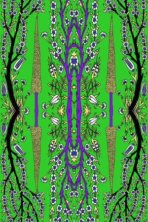 戏曲人物印花华亿平台图片