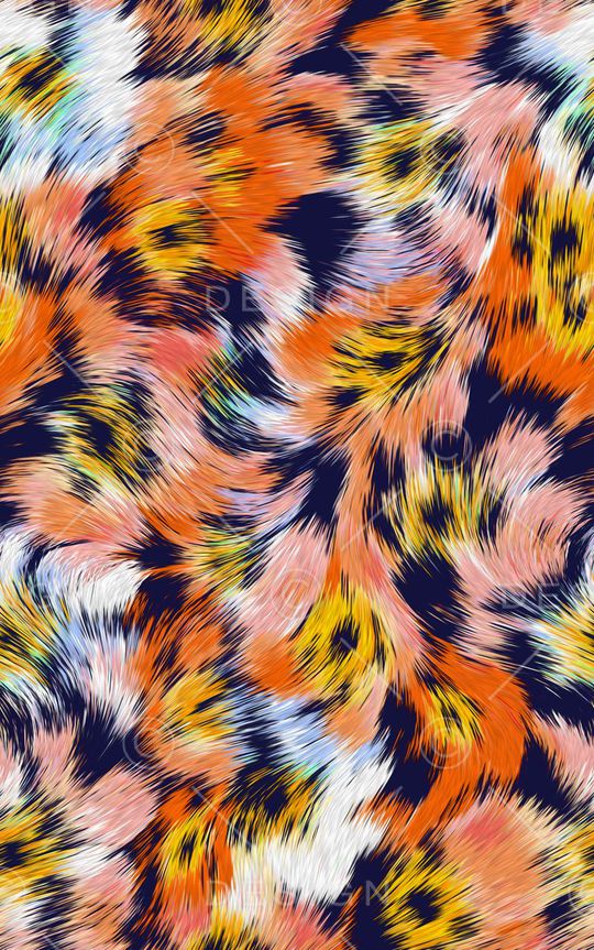 动物纹印花华亿平台图片