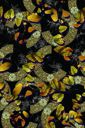 抽象印花华亿平台图片