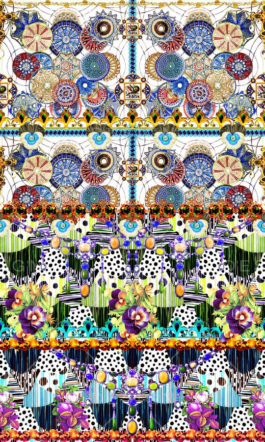 抽象印花华亿平台图片