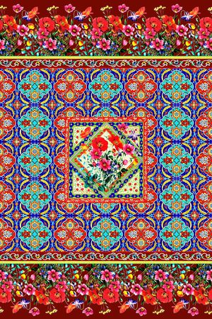 格子印花华亿平台图片